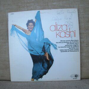 Vintage Aliza Kashi Jubilee Record 1968 signed copy